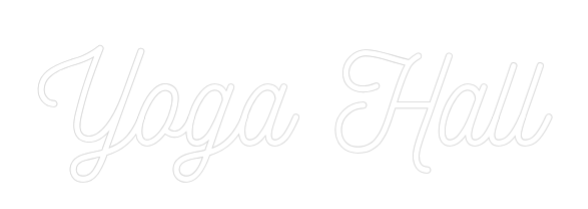 Neon personalizzato: Yoga Hall