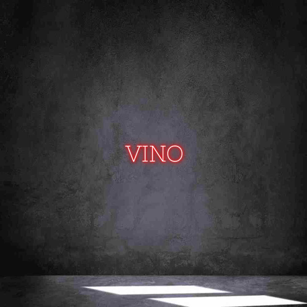 Neon personalizzato: VINO