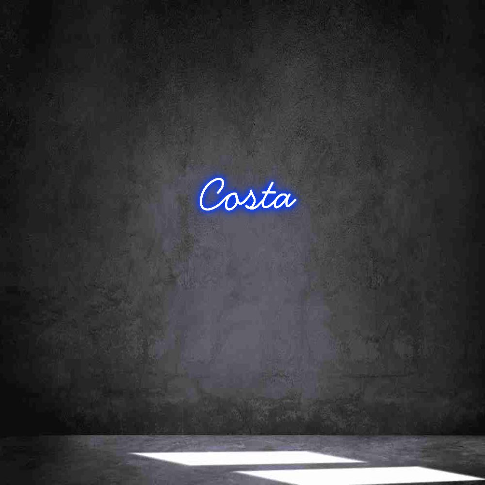 Neon personalizzato: Costa