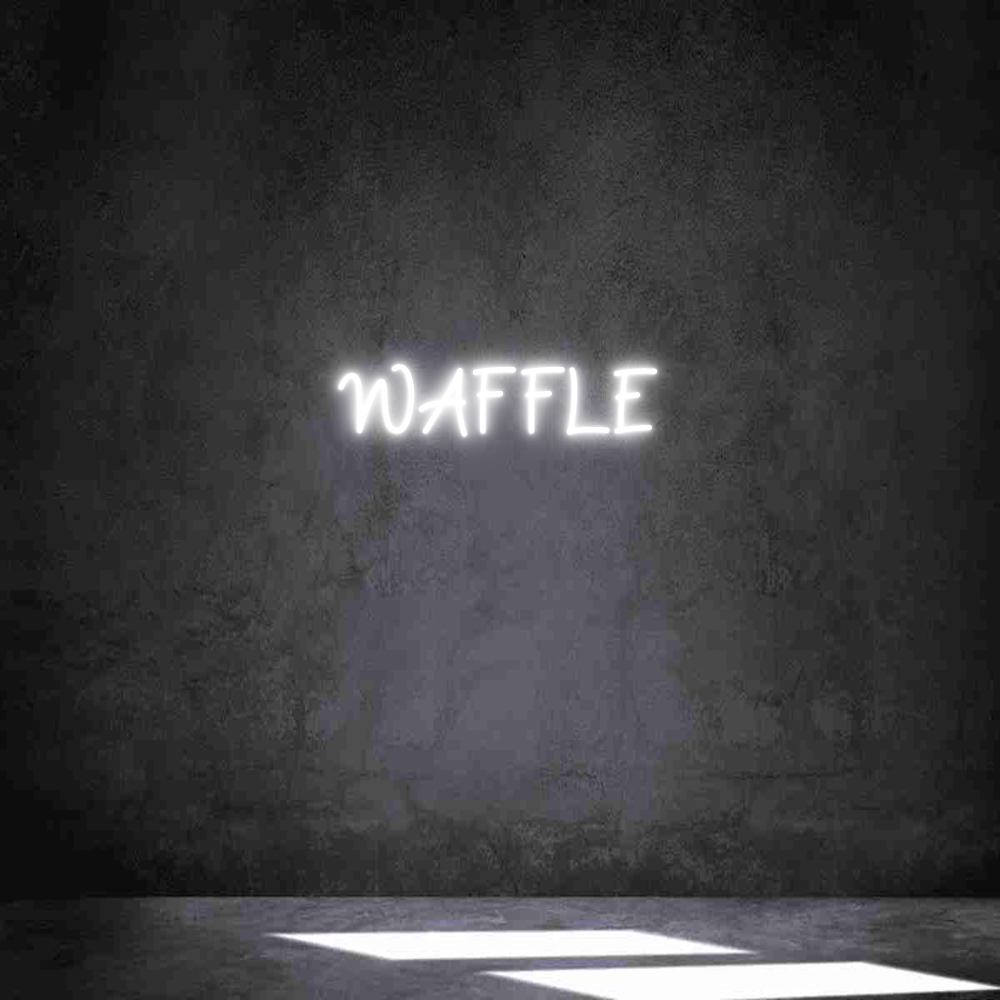 Neon personalizzato: WAFFLE