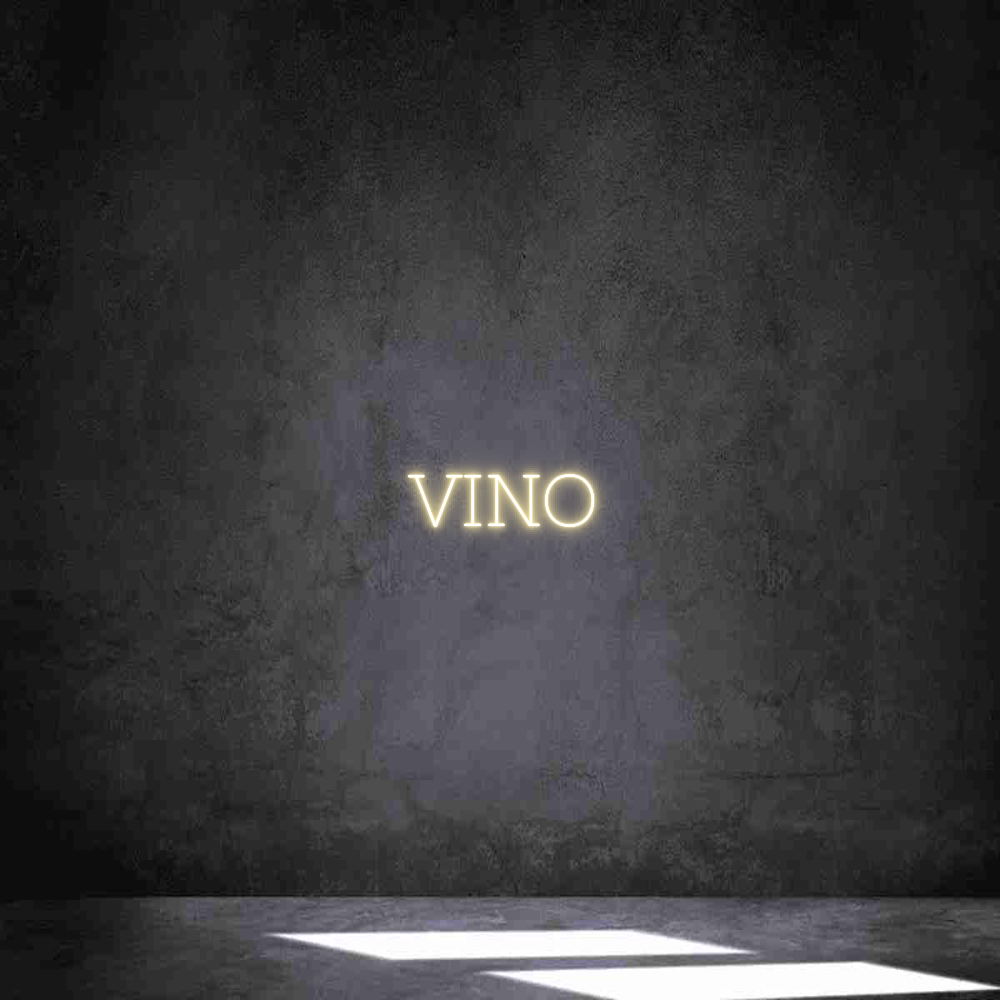Neon personalizzato: VINO