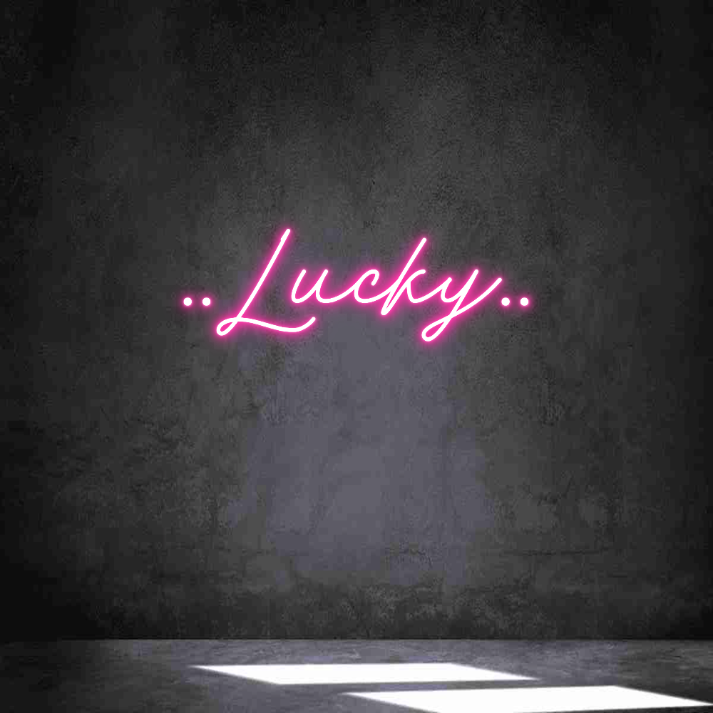 Neon personalizzato: ..Lucky..