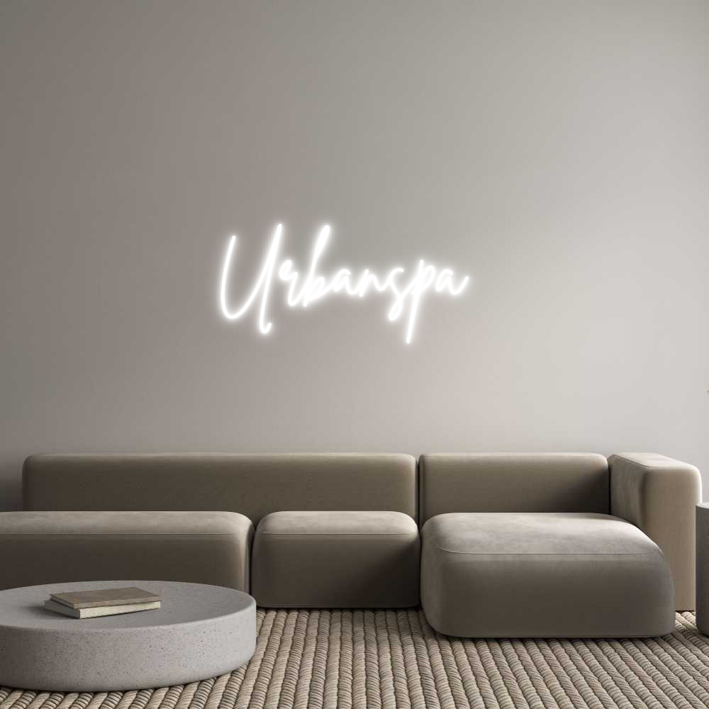 Neon personalizzato: Urbanspa