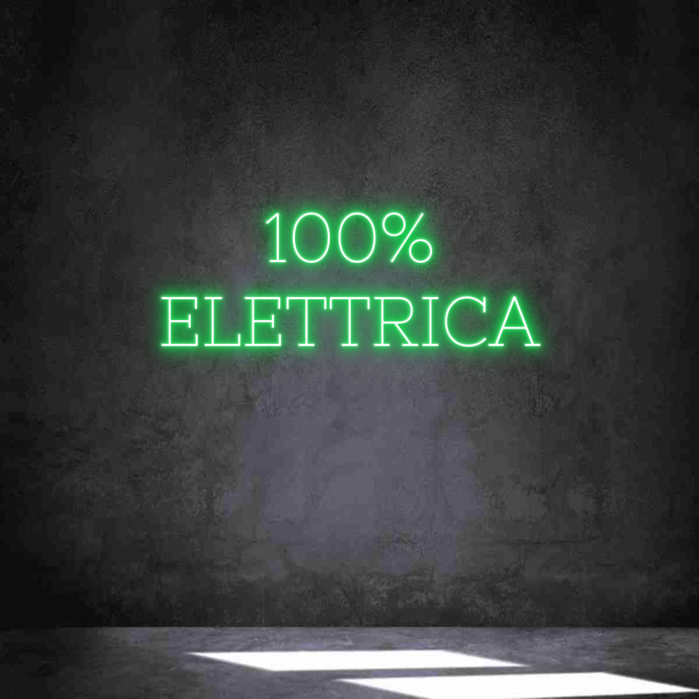 Neon personalizzato: 100%
ELETTRICA
