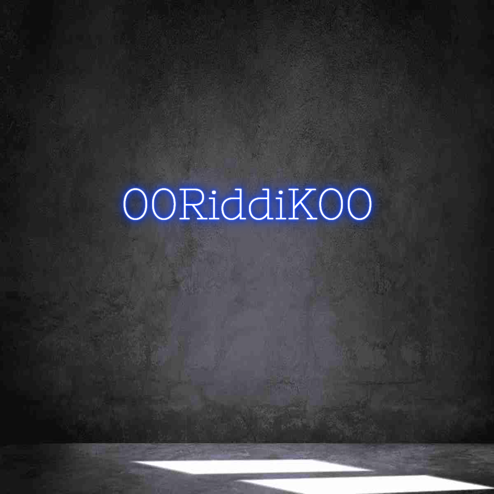Neon personalizzato: 00RiddiK00