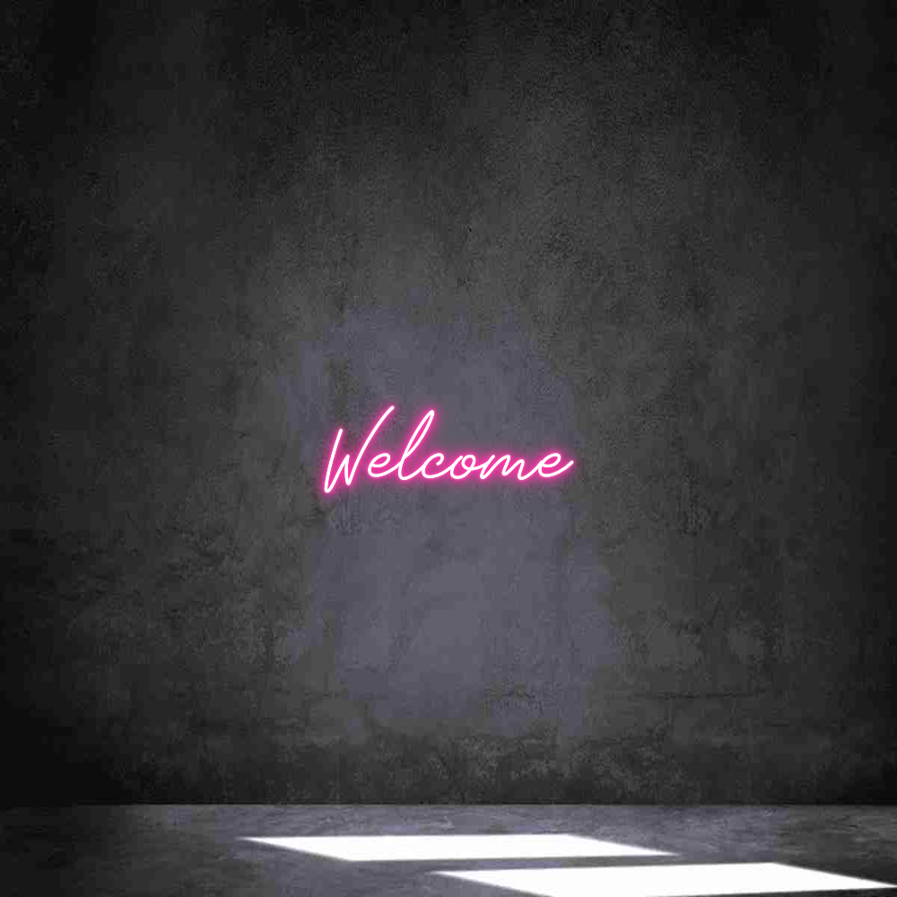 Neon personalizzato: Welcome