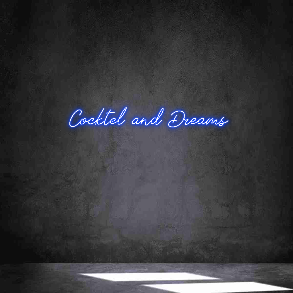 Neon personalizzato: Cocktel and ...