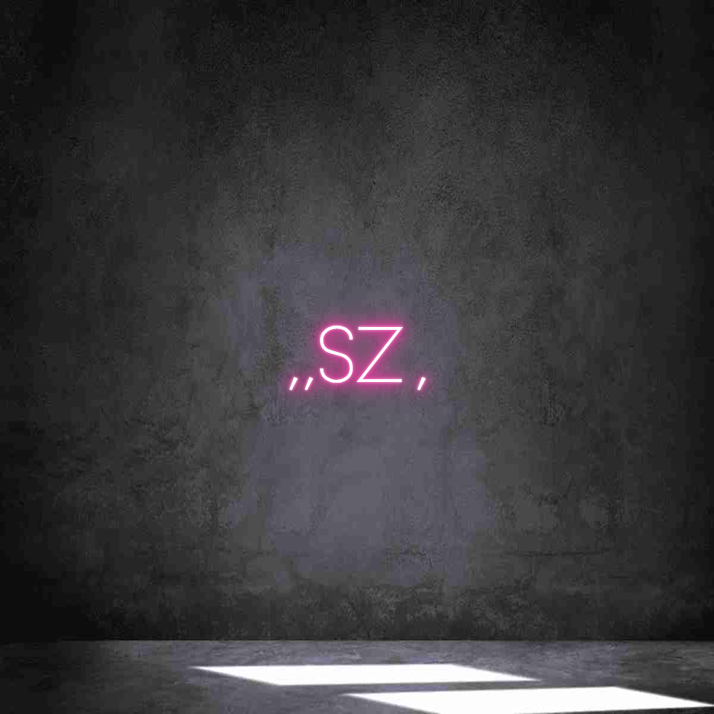 Neon personalizzato: ,,SZ,
