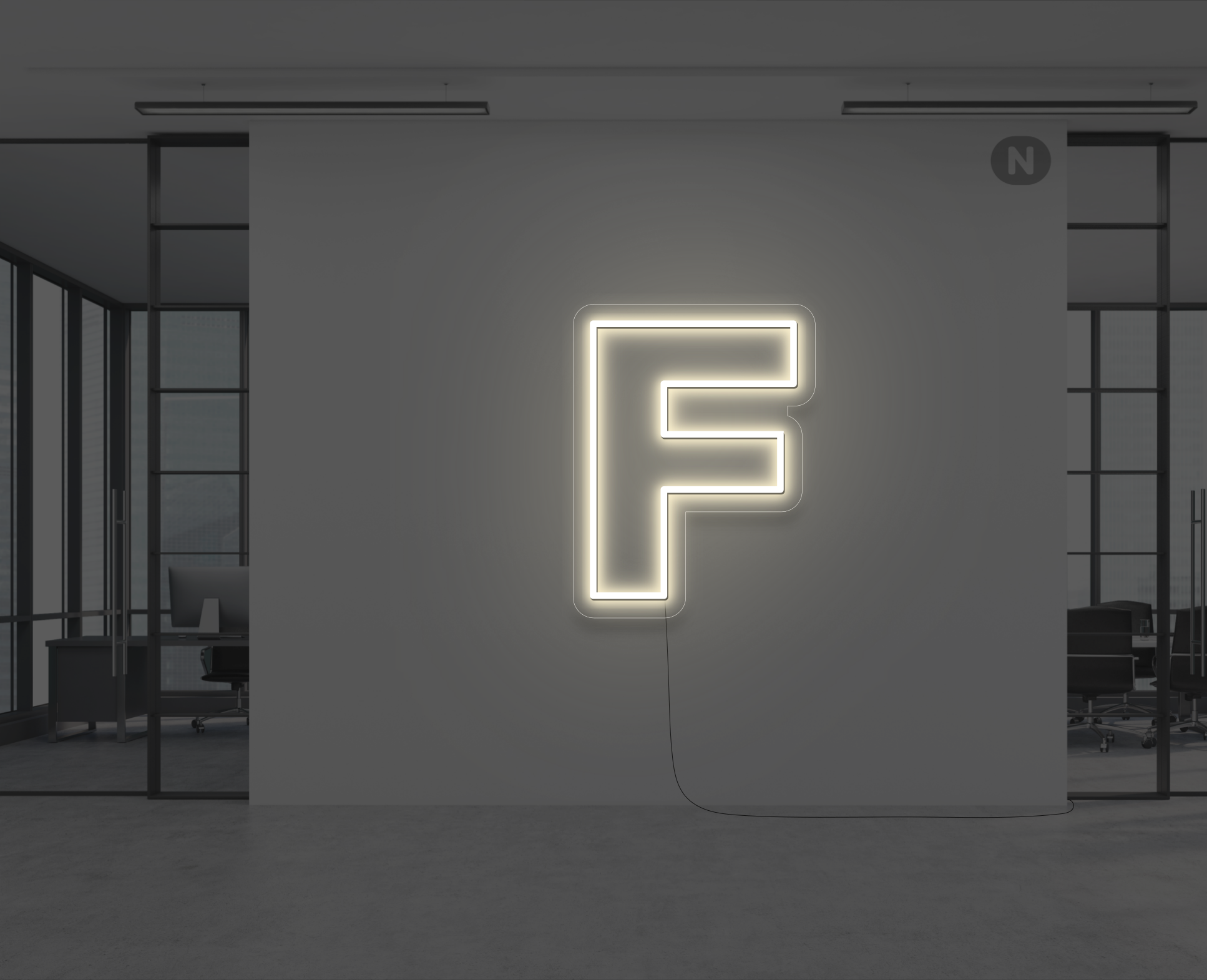 lettera-f-al-neon-bianco-caldo