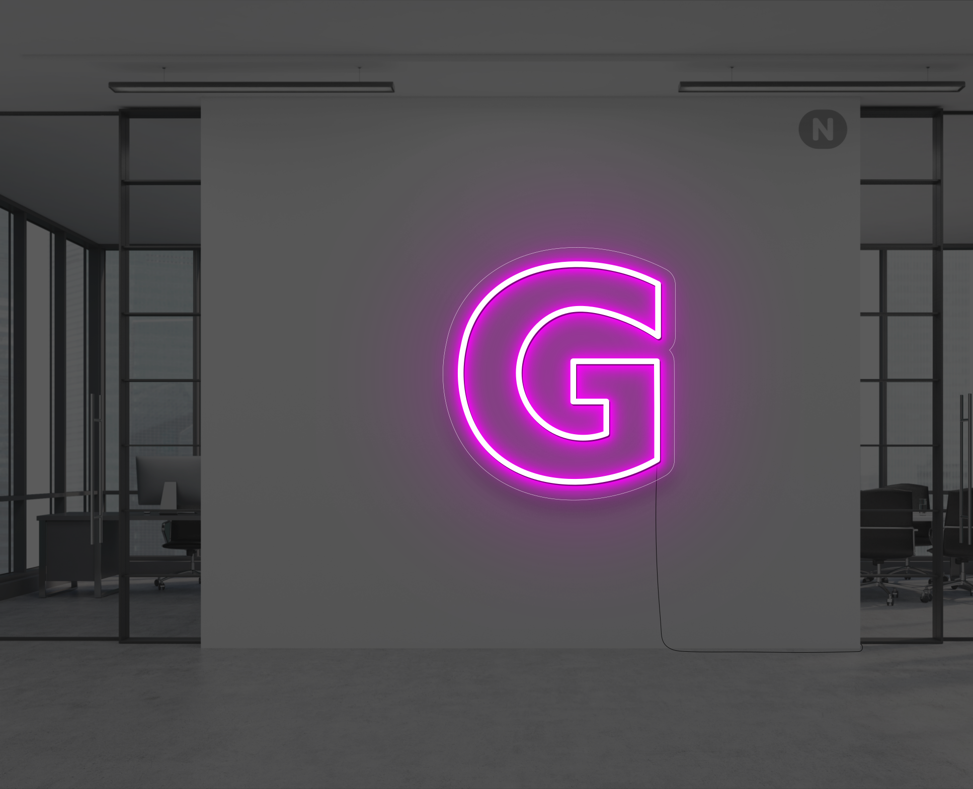 lettera-g-al-neon-rosa-neon