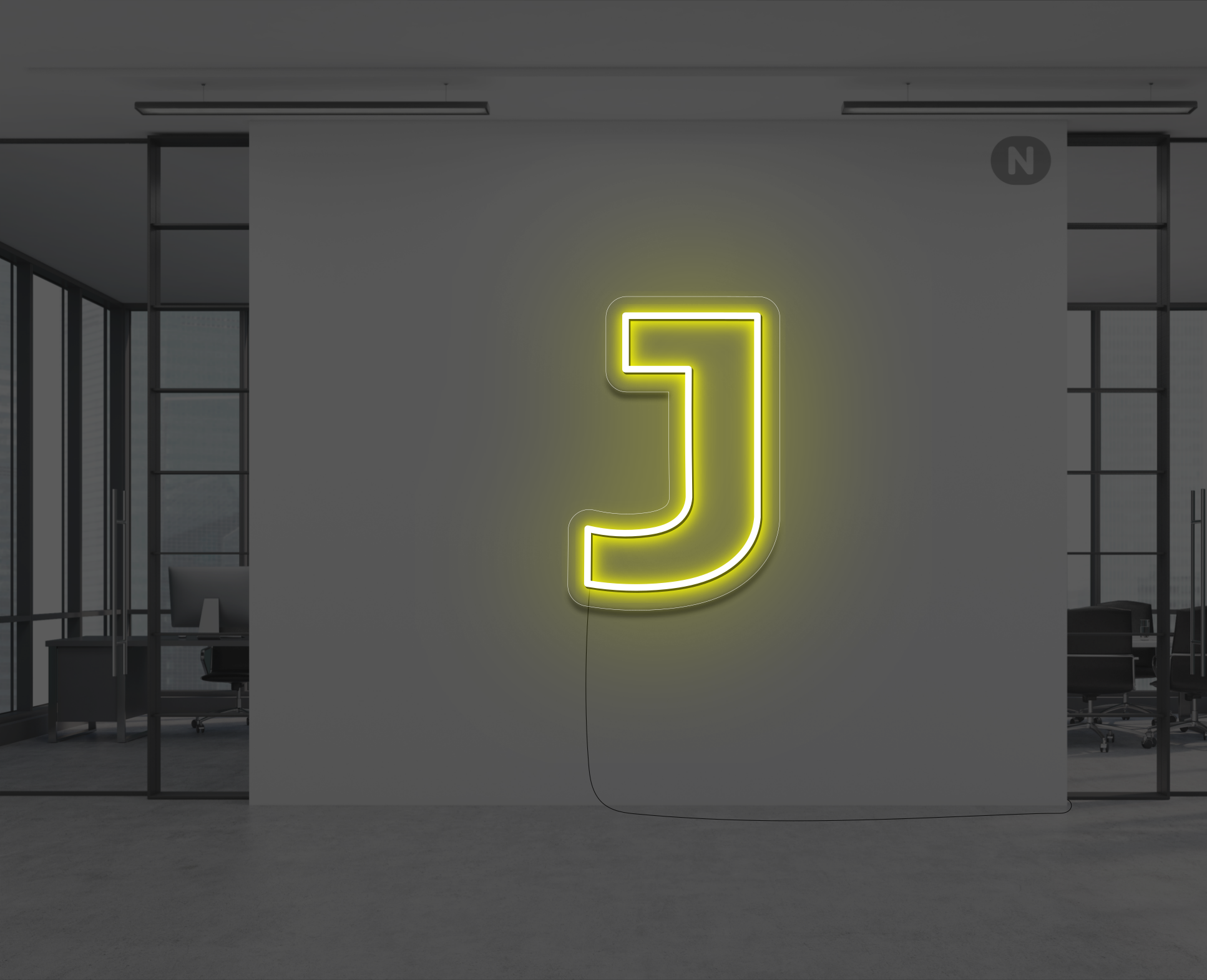 lettera-j-al-neon-giallo