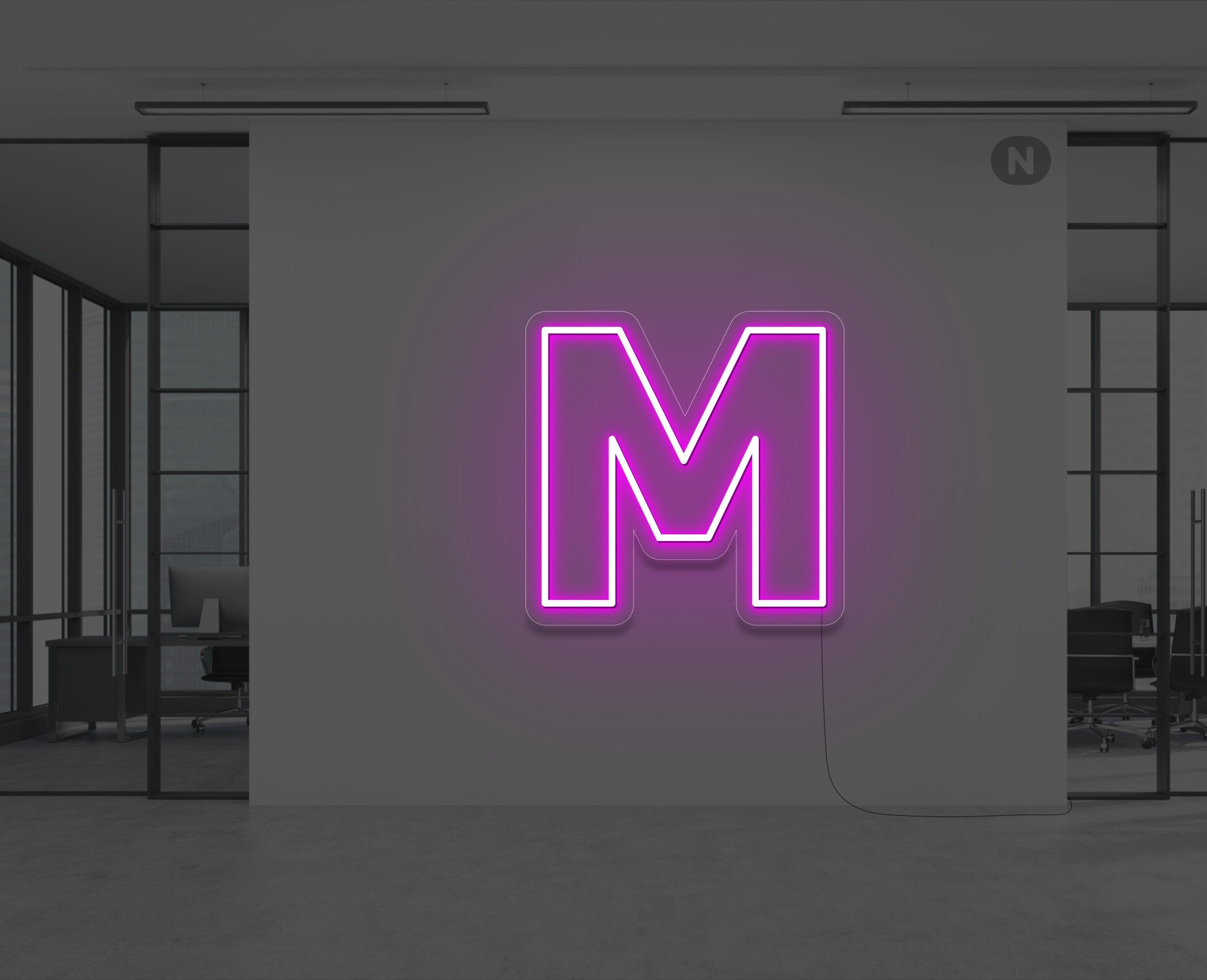lettera-m-al-neon-rosa-neon
