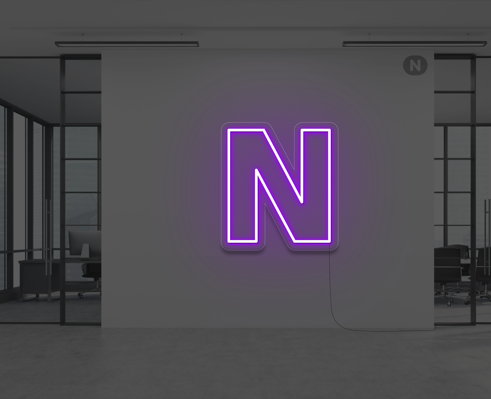 lettera-n-al-neon-viola
