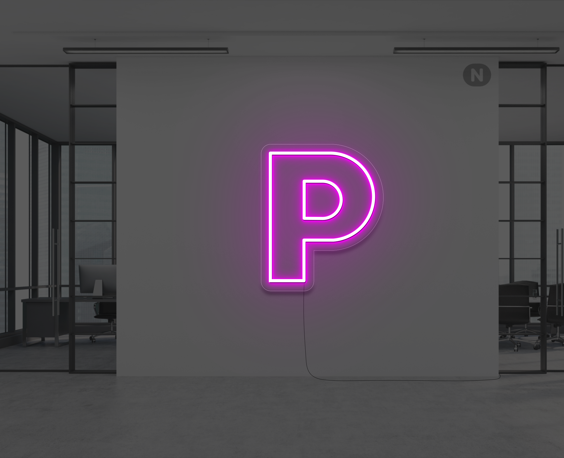 lettera-p-al-neon-rosa-neon