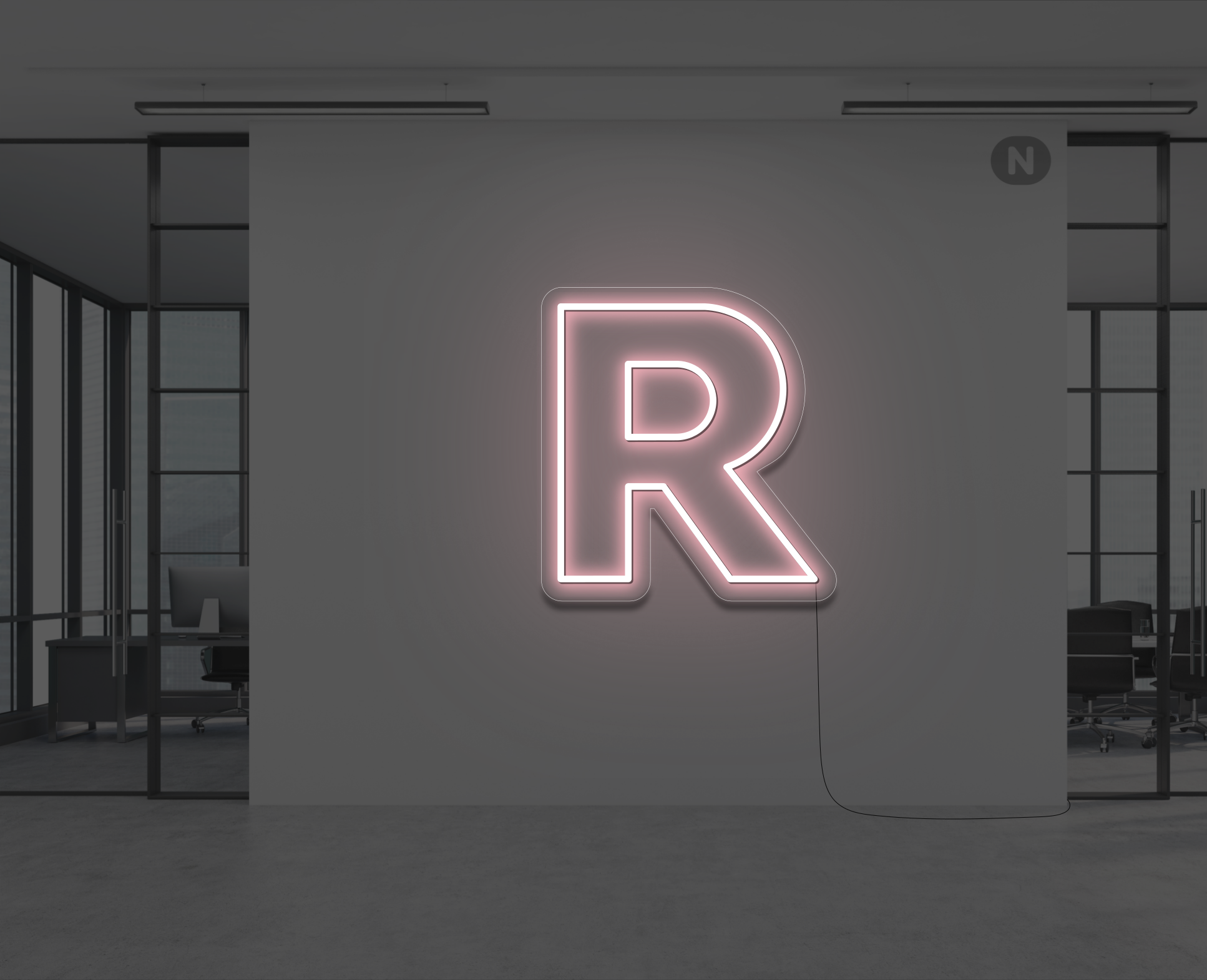 lettera-r-al-neon-rosa