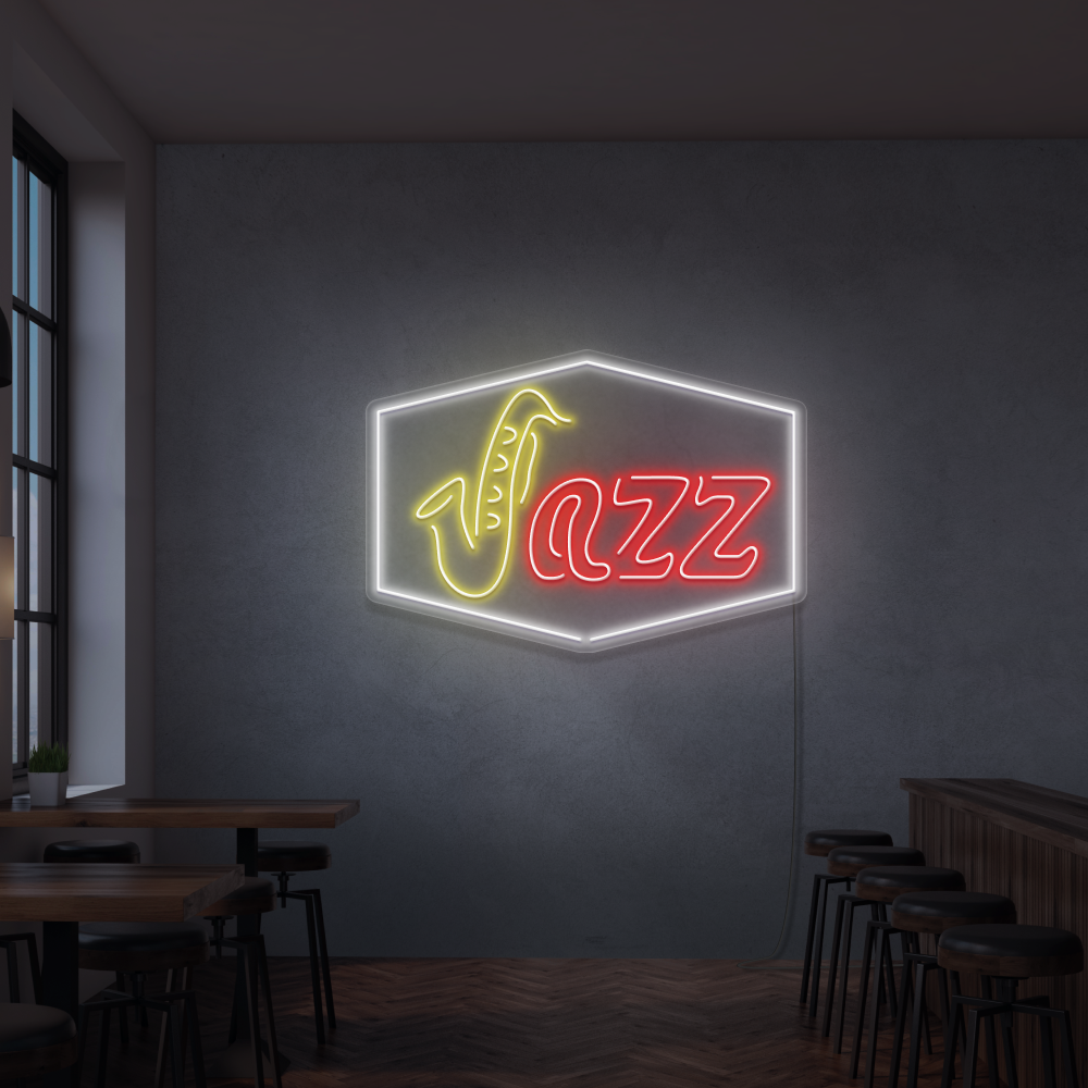 Insegna al neon Jazz
