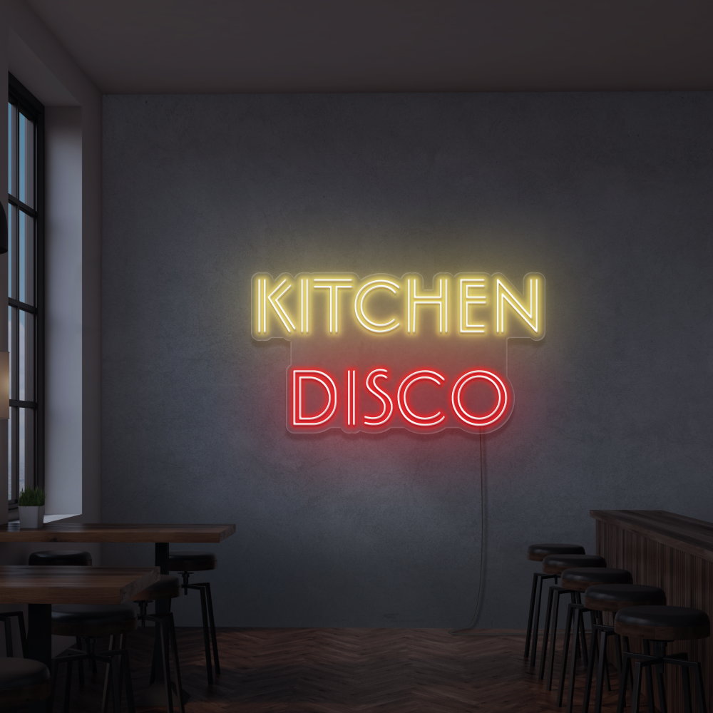 Insegna al neon Kitchen Disco