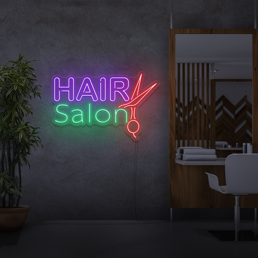 Insegna al neon Hair Salon