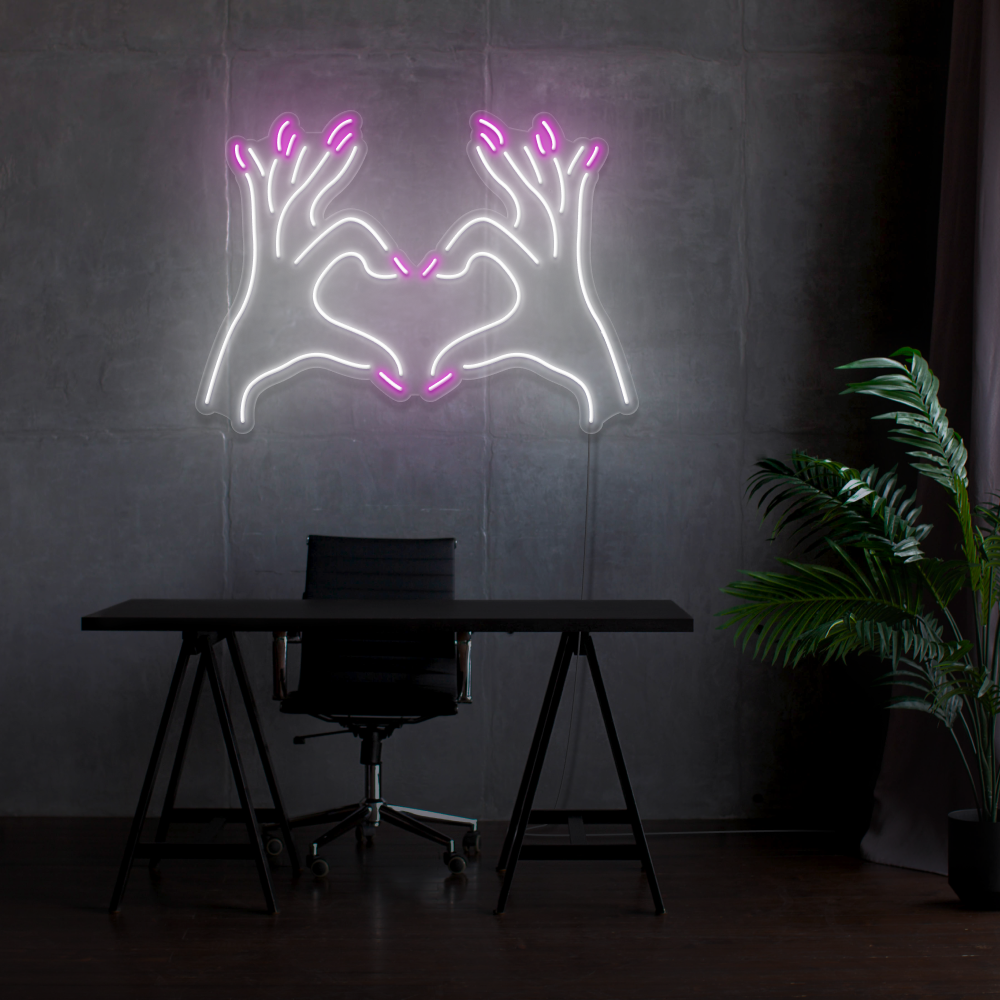 Insegna al neon Unghie