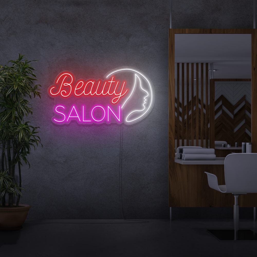 Insegna al neon Beauty Salon