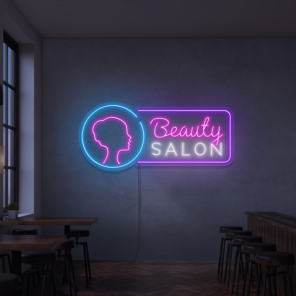 Insegna al neon Beauty Salon 2