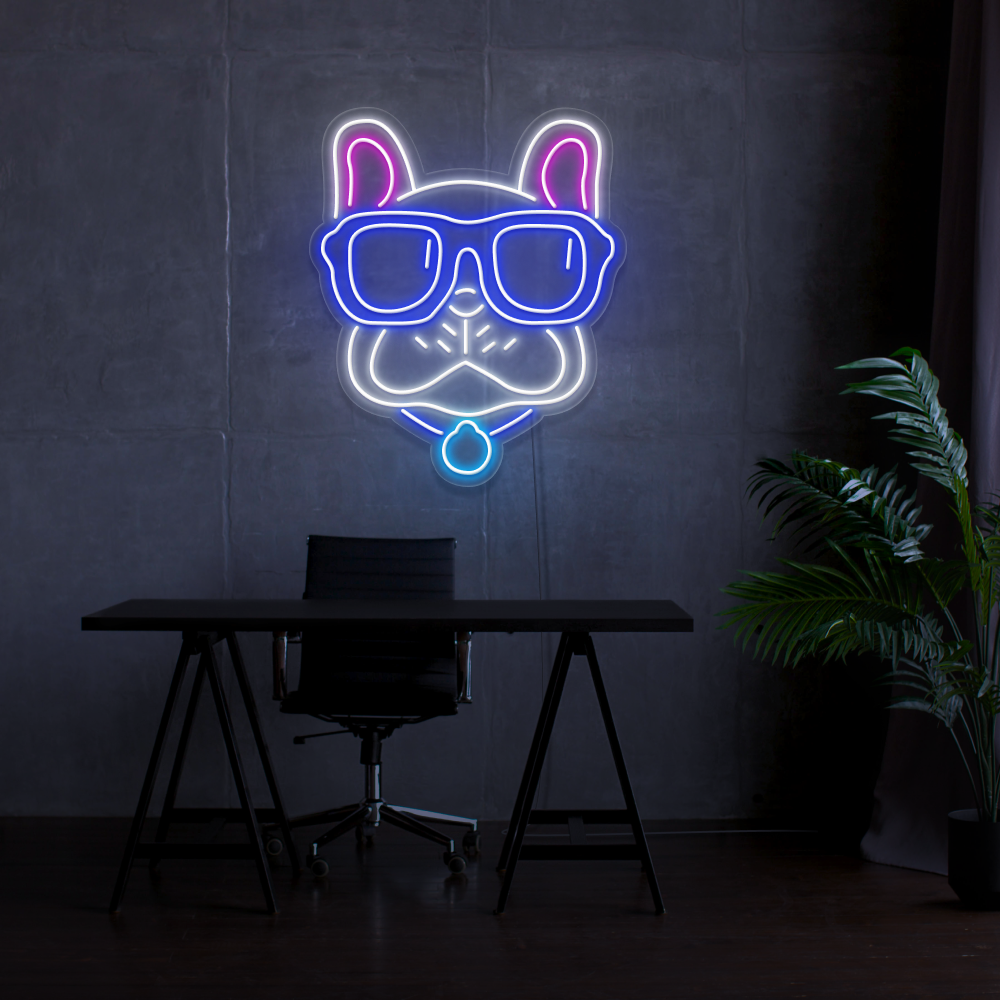 Insegna al neon Cane