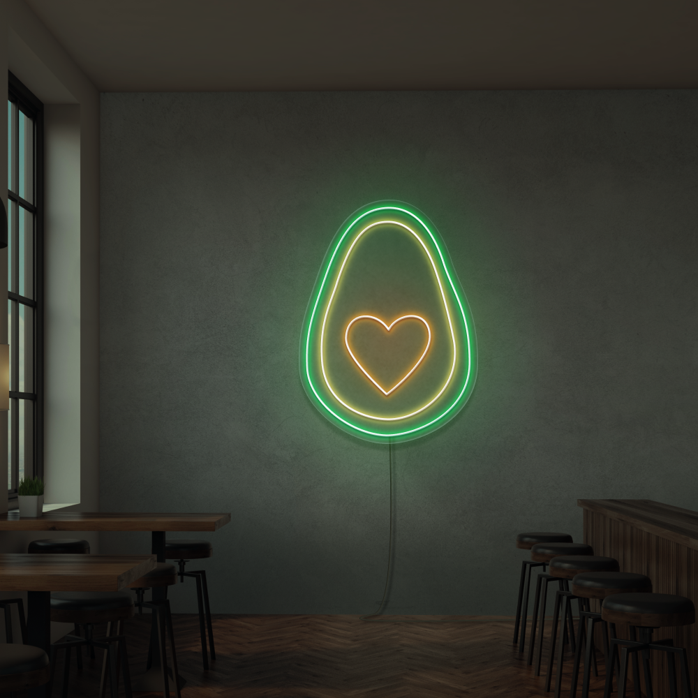 Insegna al neon Avocado