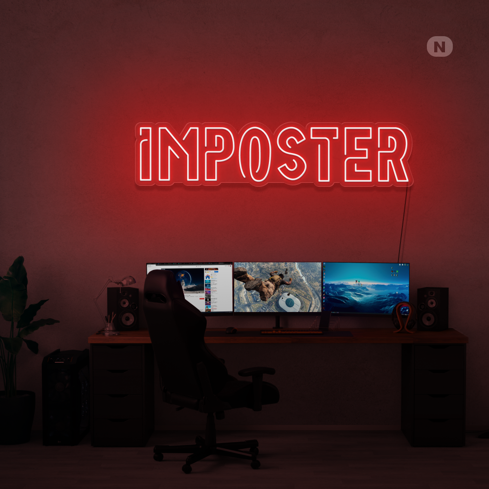 Insegna al neon Imposter
