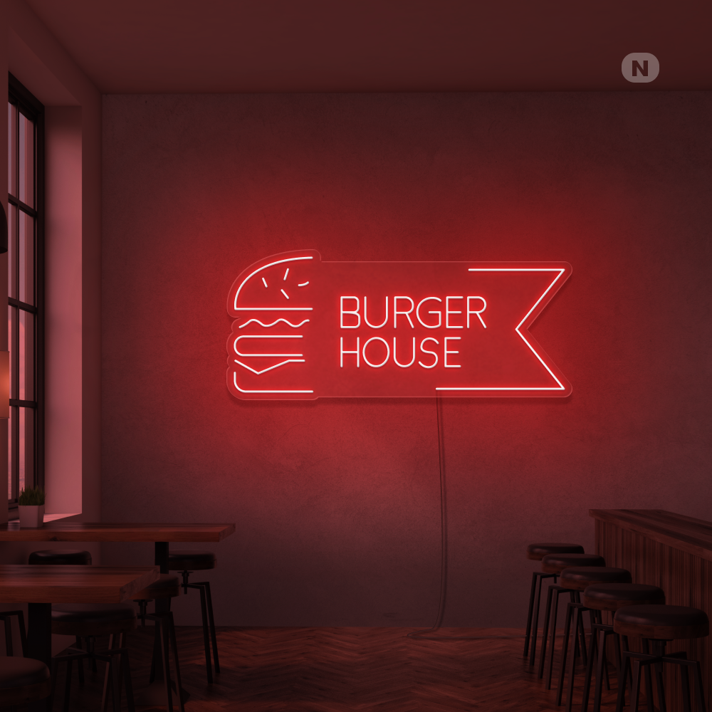 Insegan al neon Burger House
