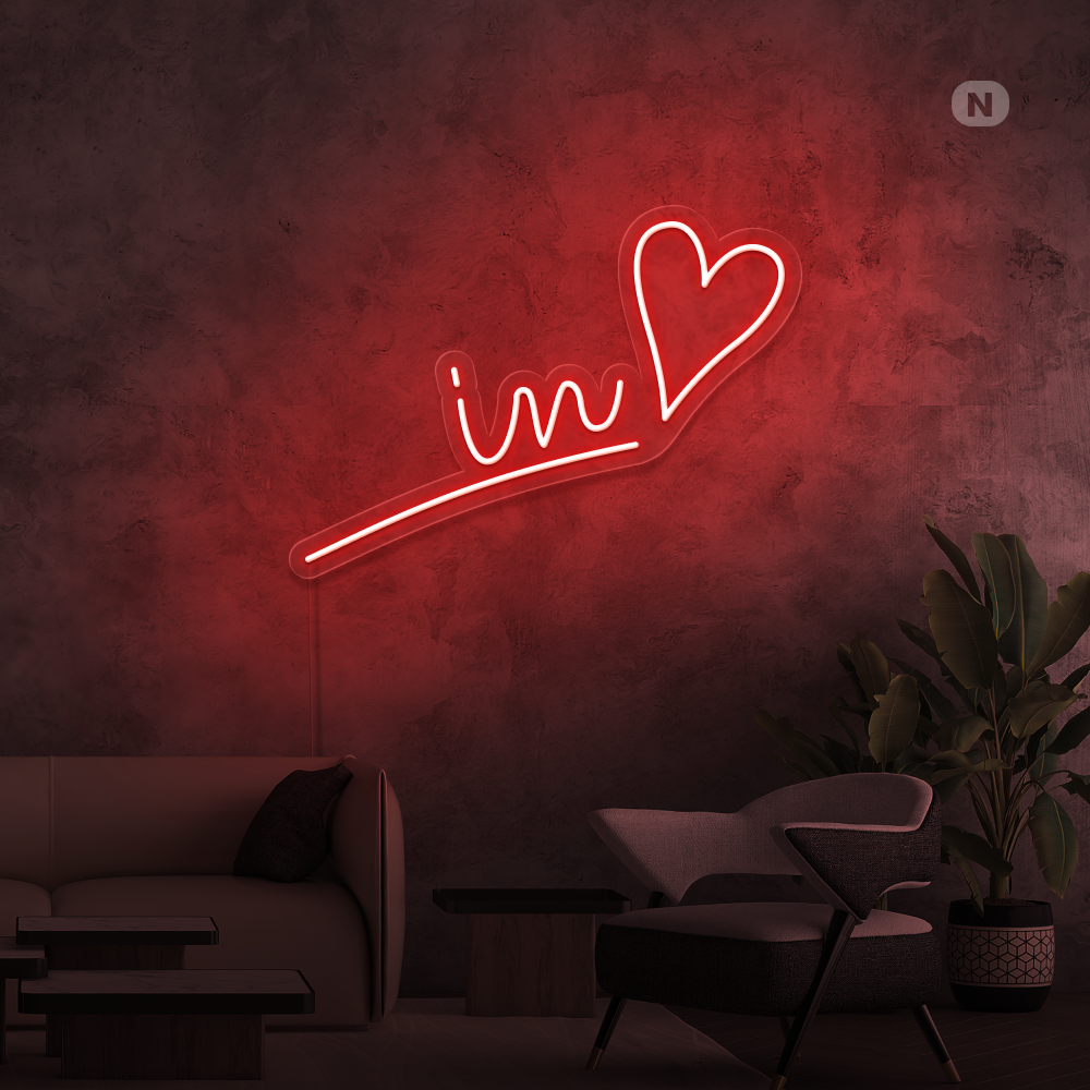 Insegna al neon In Love