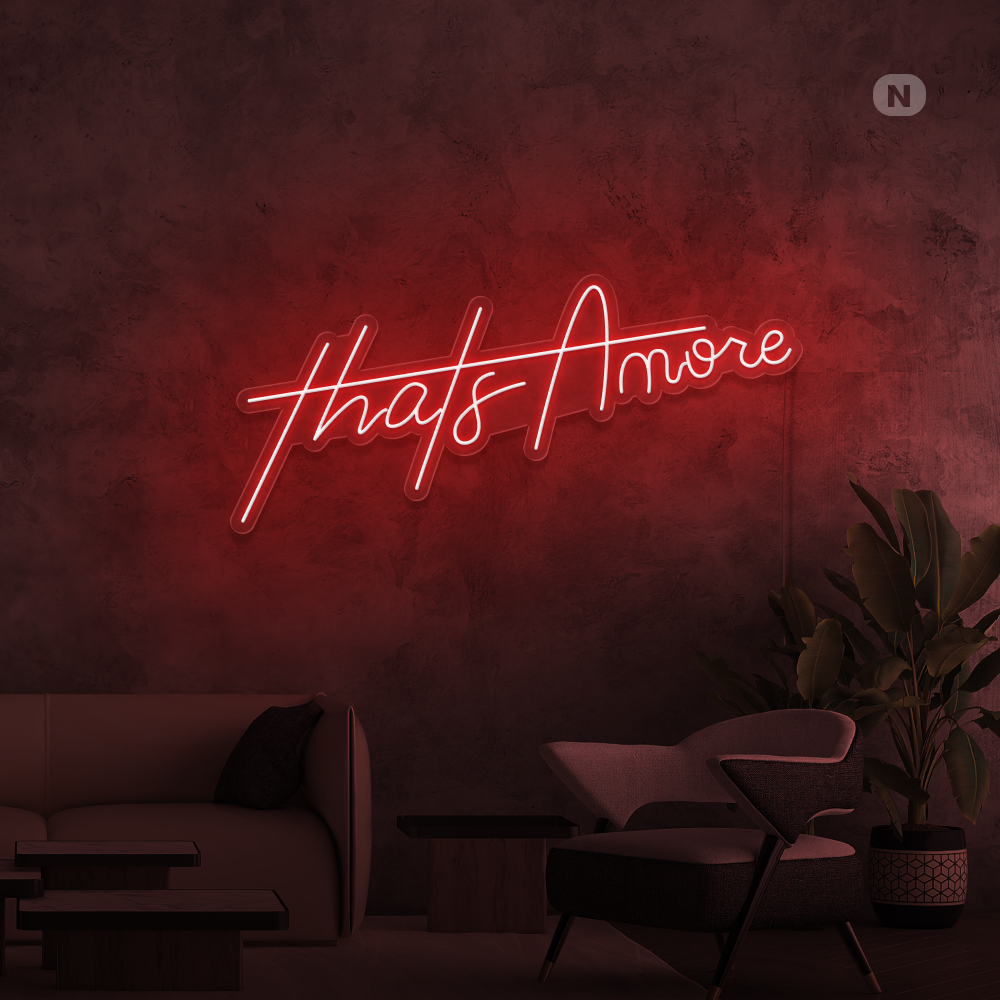 Insegna al neon L'amore