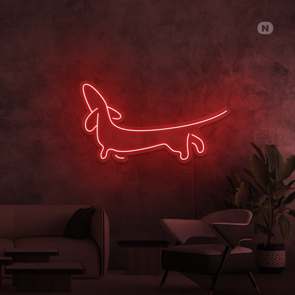Insegna al neon Teckel