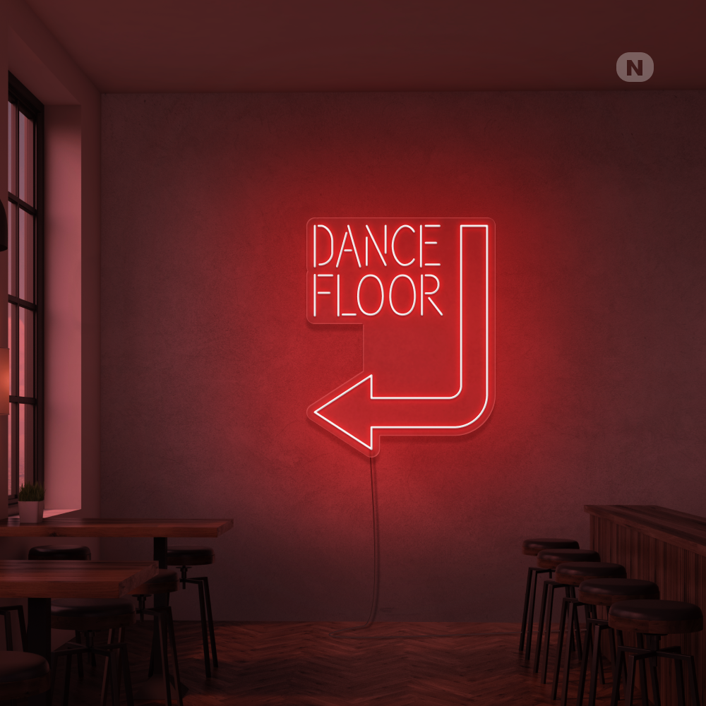 Insegna al neon Dancefloor