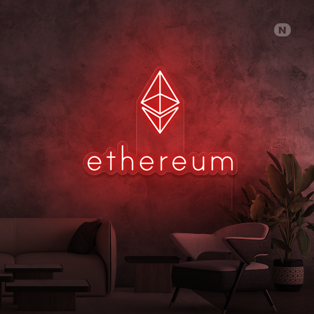 Insegna al neon Ethereum
