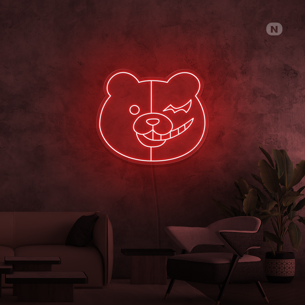 Insegna al neon Orso selvatico