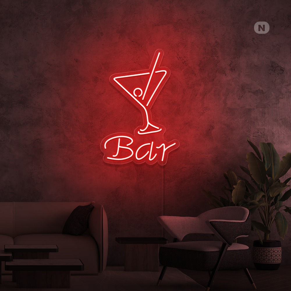 Insegna al neon Cocktail Bar