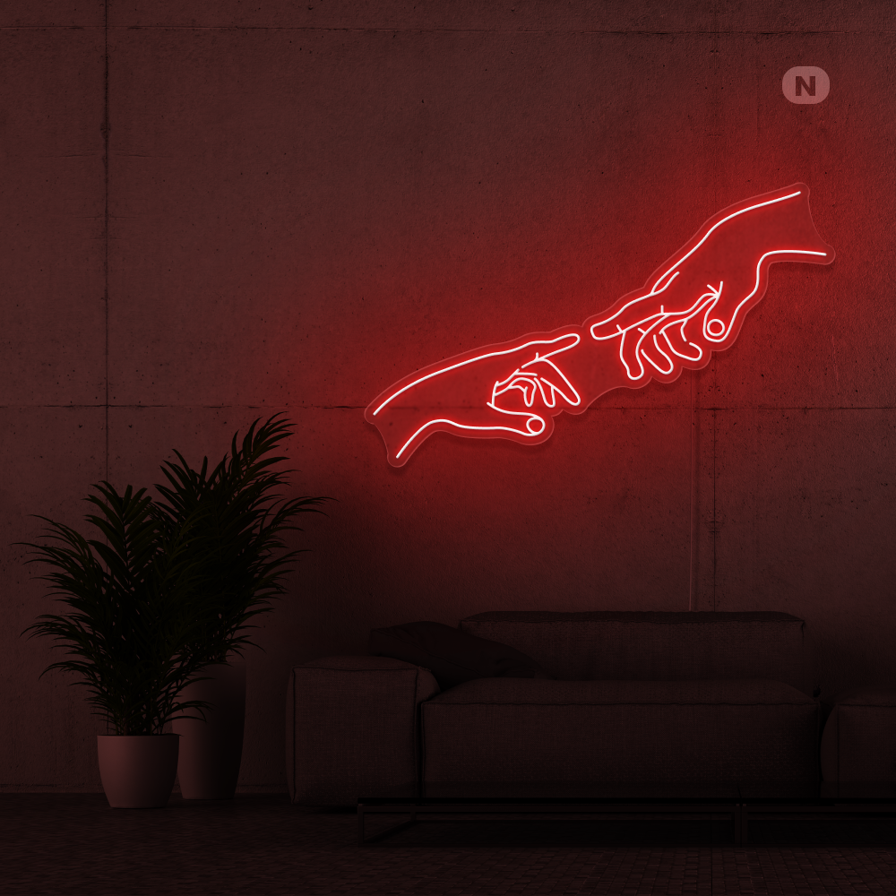 Inesegna al neon Collegamento