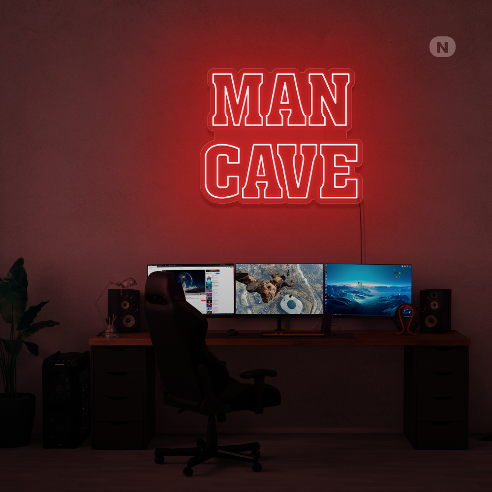 Insegna al neon Man Cave