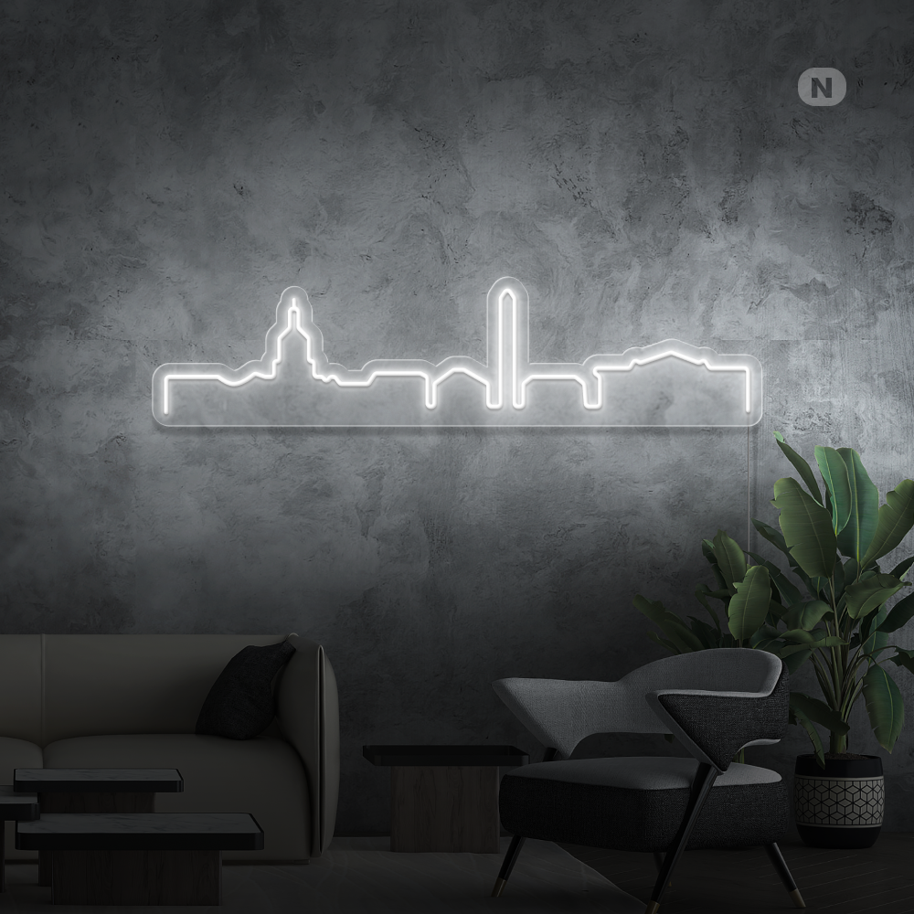 Insegna al neon Skyline