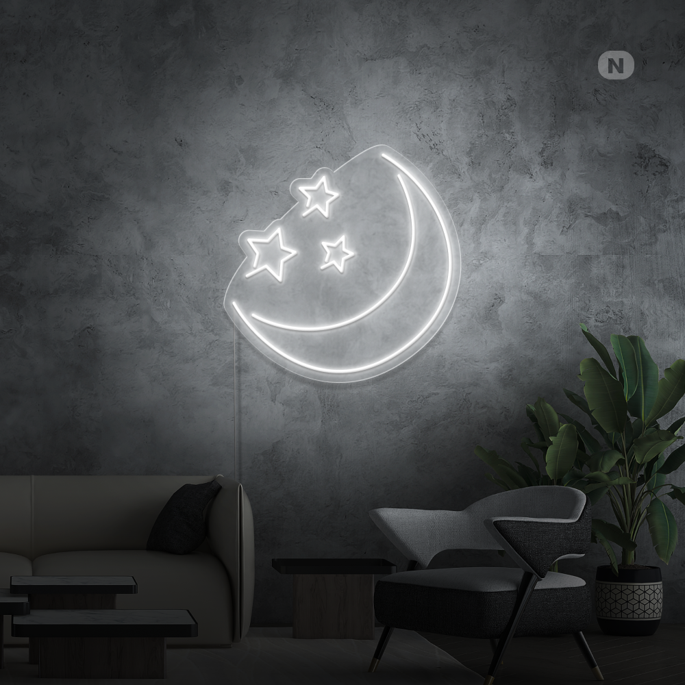 Insegna al neon Luna