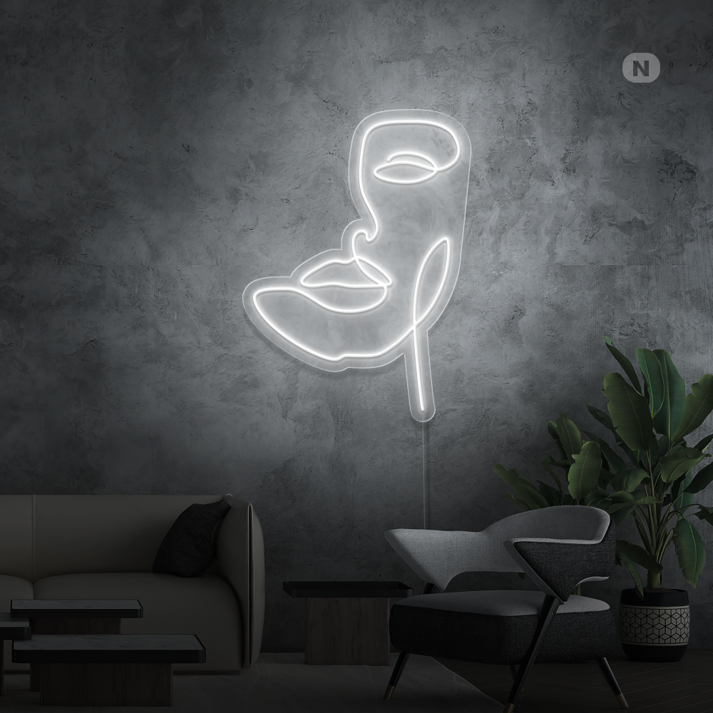 Insegna al neon Maschera