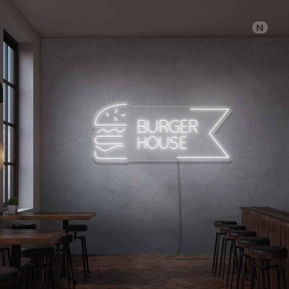 Insegan al neon Burger House