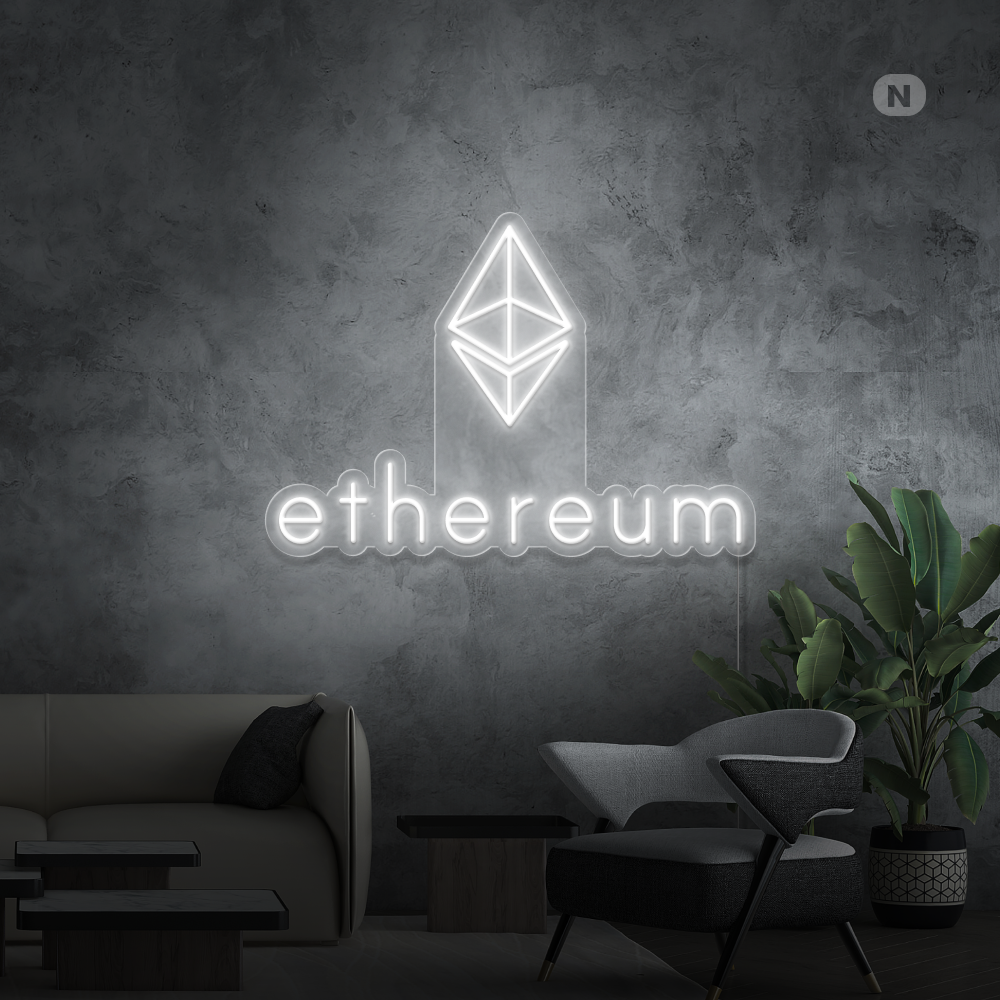 Insegna al neon Ethereum