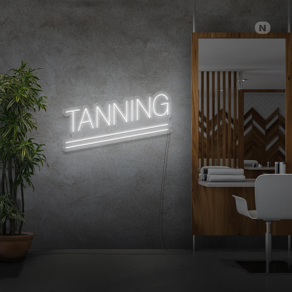 Insegna al neon Tanning