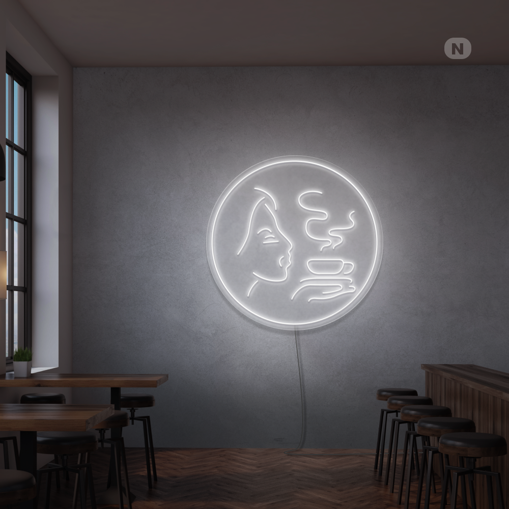 Insegna al neon Aroma di caffè