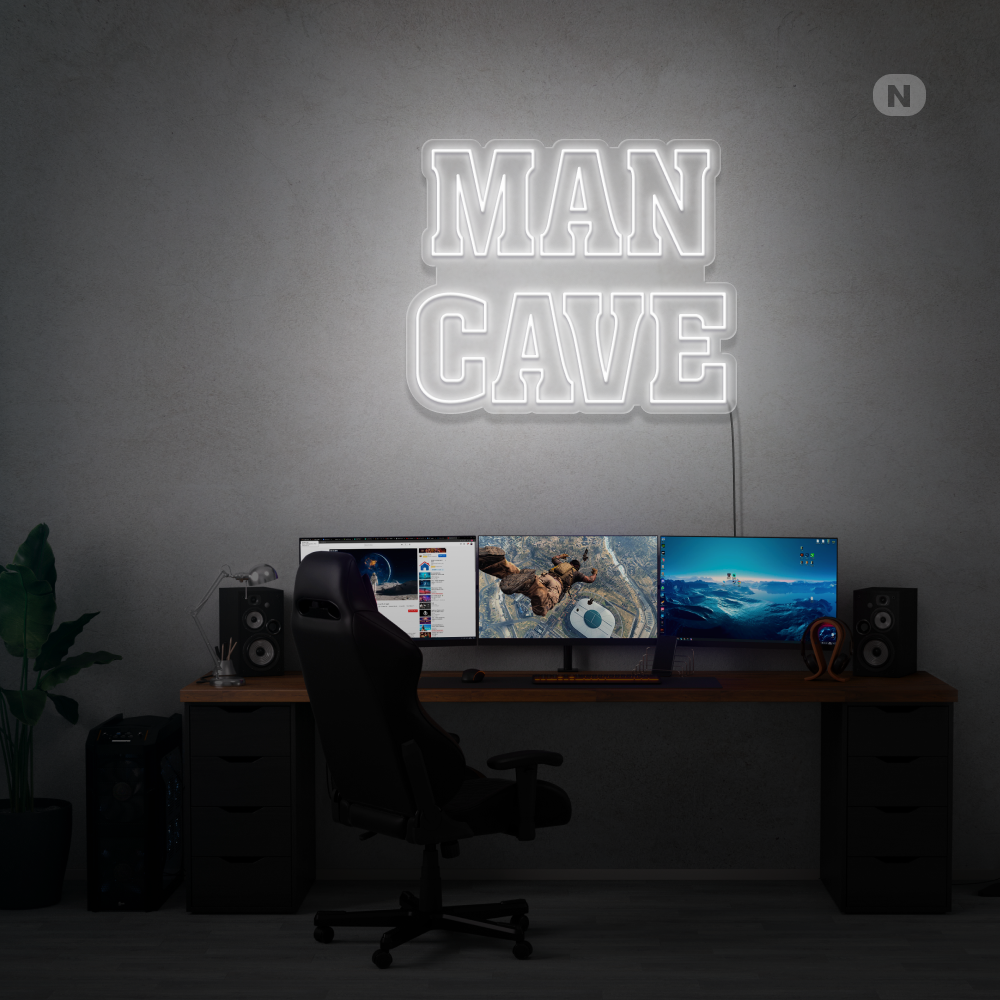 Insegna al neon Man Cave