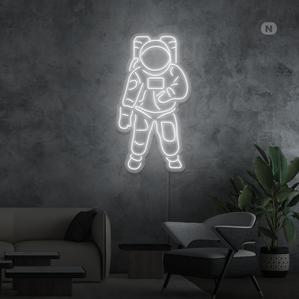 Insegna al neon Astronauta