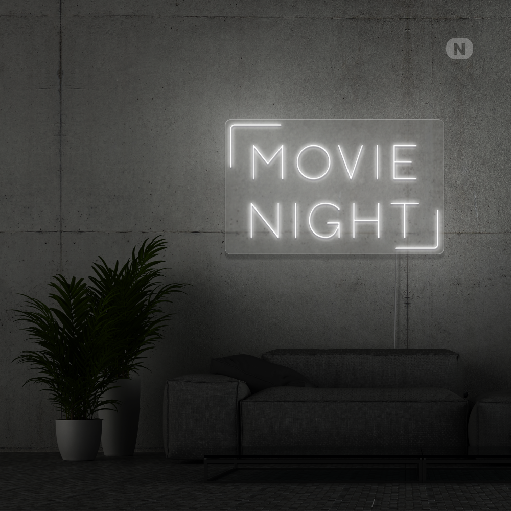 Insegna al neon Movie Night