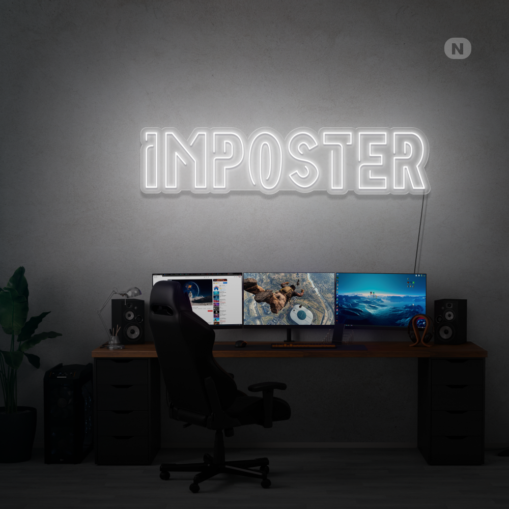 Insegna al neon Imposter
