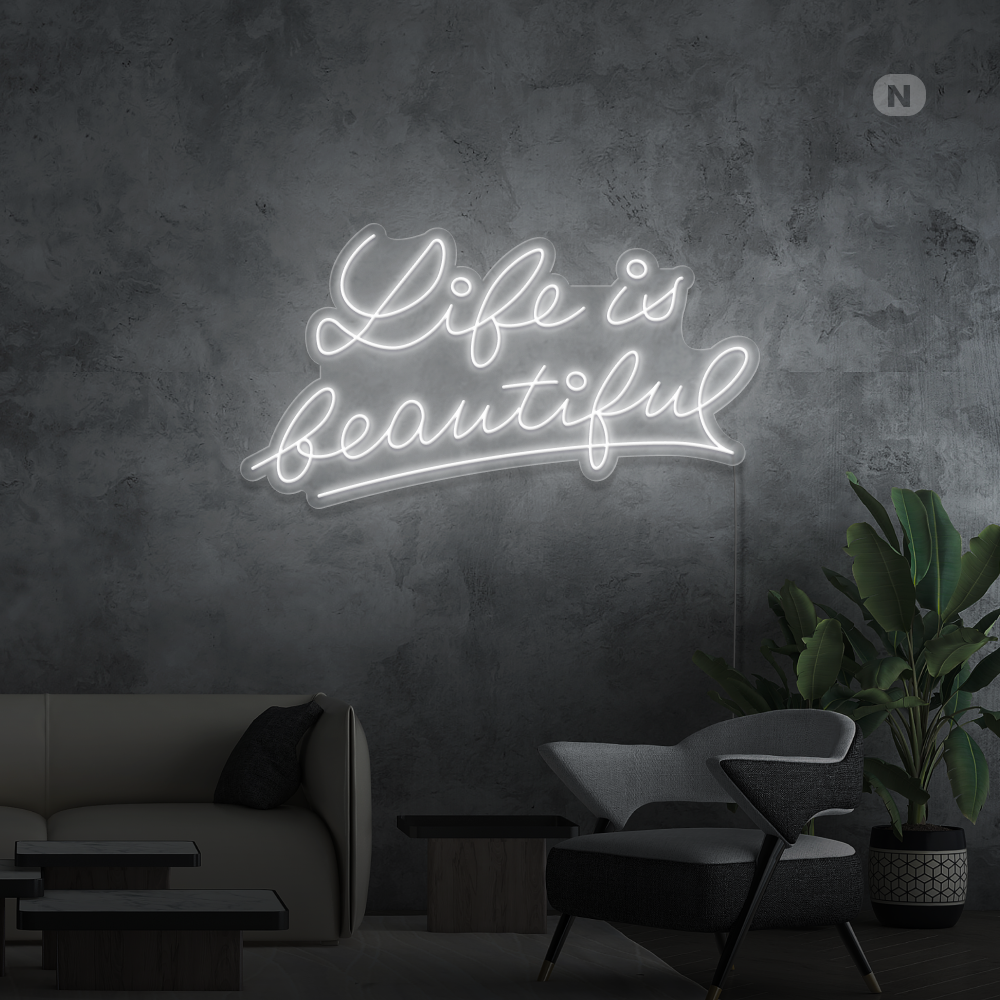 Insegna al neon Life Quote 2